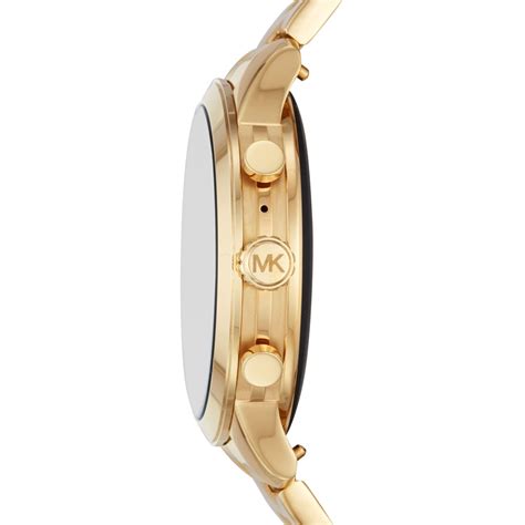 michael kors access runway mkt5045 smartwatch - gold